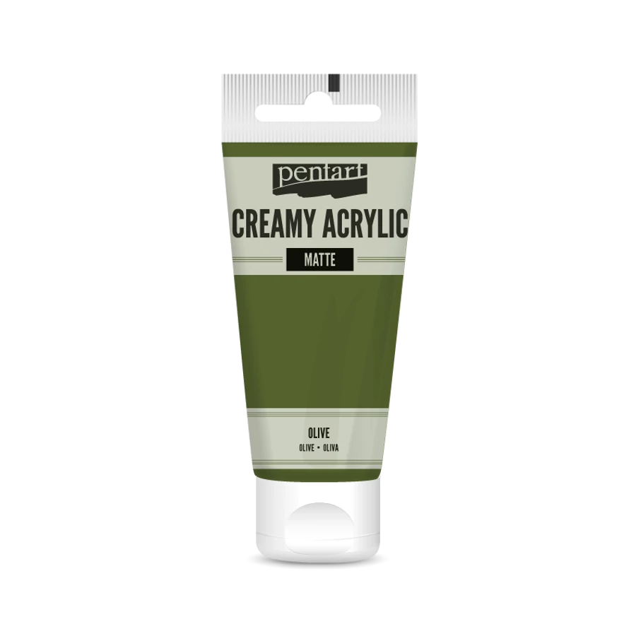 OLIVE- CREAMY ACRYLIC MATTE, 60ML