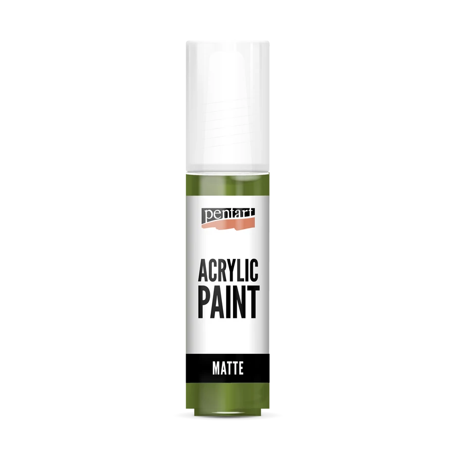 OLIVE- ACRYLIC PAINT MATTE