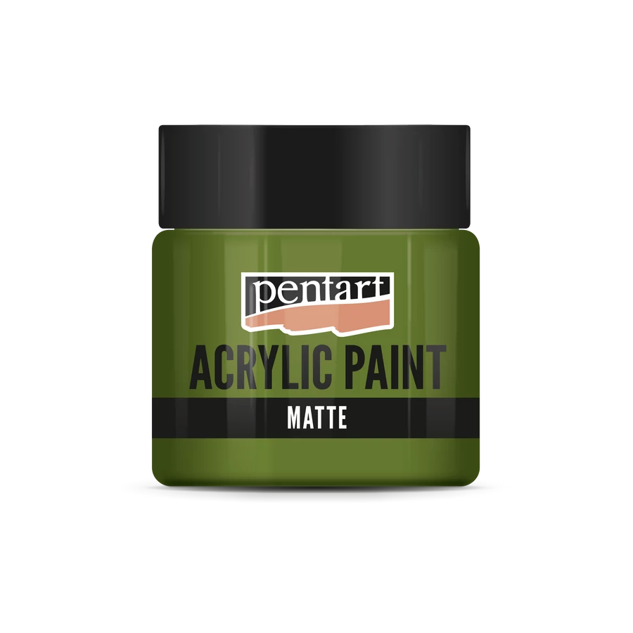OLIVE- ACRYLIC PAINT MATTE