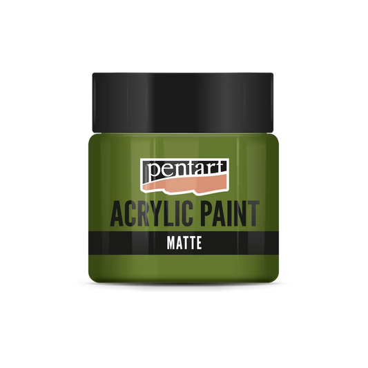 OLIVE- ACRYLIC PAINT MATTE