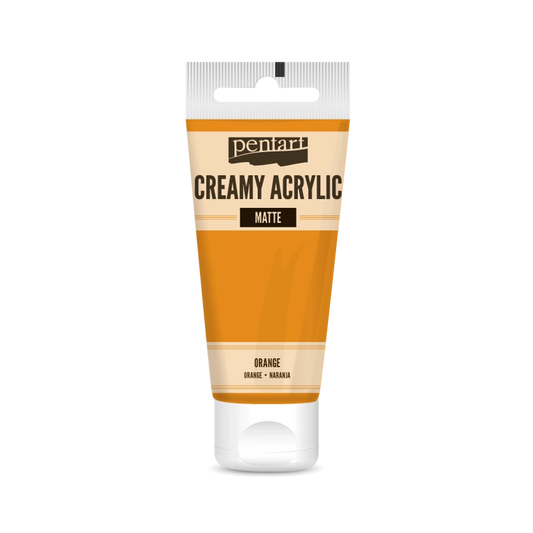 ORANGE- CREAMY ACRYLIC MATTE, 60ML