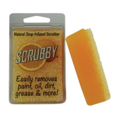ORANGE SCRUBBY SOAP