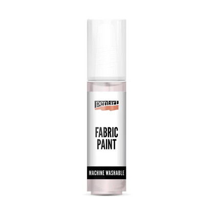 PEARL WHITE- MATTE FABRIC PAINT