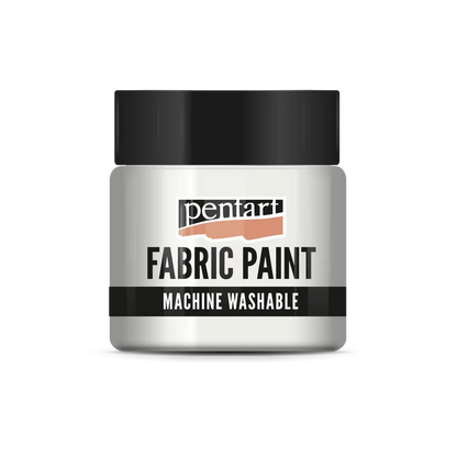 PEARL WHITE- MATTE FABRIC PAINT
