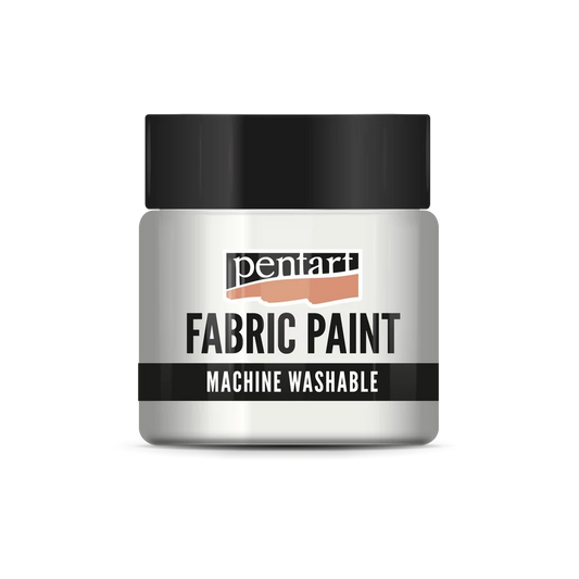 PEARL WHITE- MATTE FABRIC PAINT