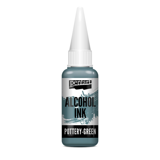 POTTERY GREEN- ALCOHOL INK, 20 ML