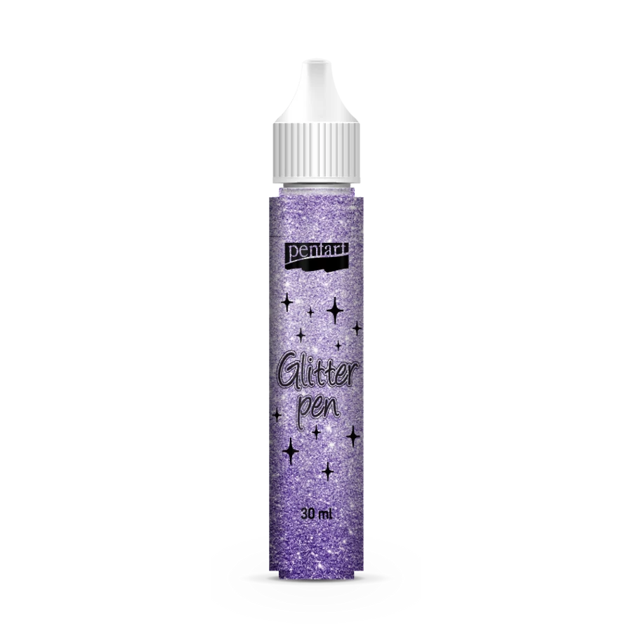 PURPLE- GLITTER PEN, 30ML