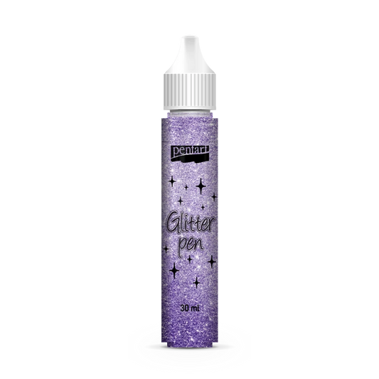 PURPLE- GLITTER PEN, 30ML
