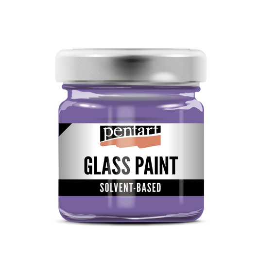 PURPLE- GLASS PAINT SOLVENT BASED, 30 ML