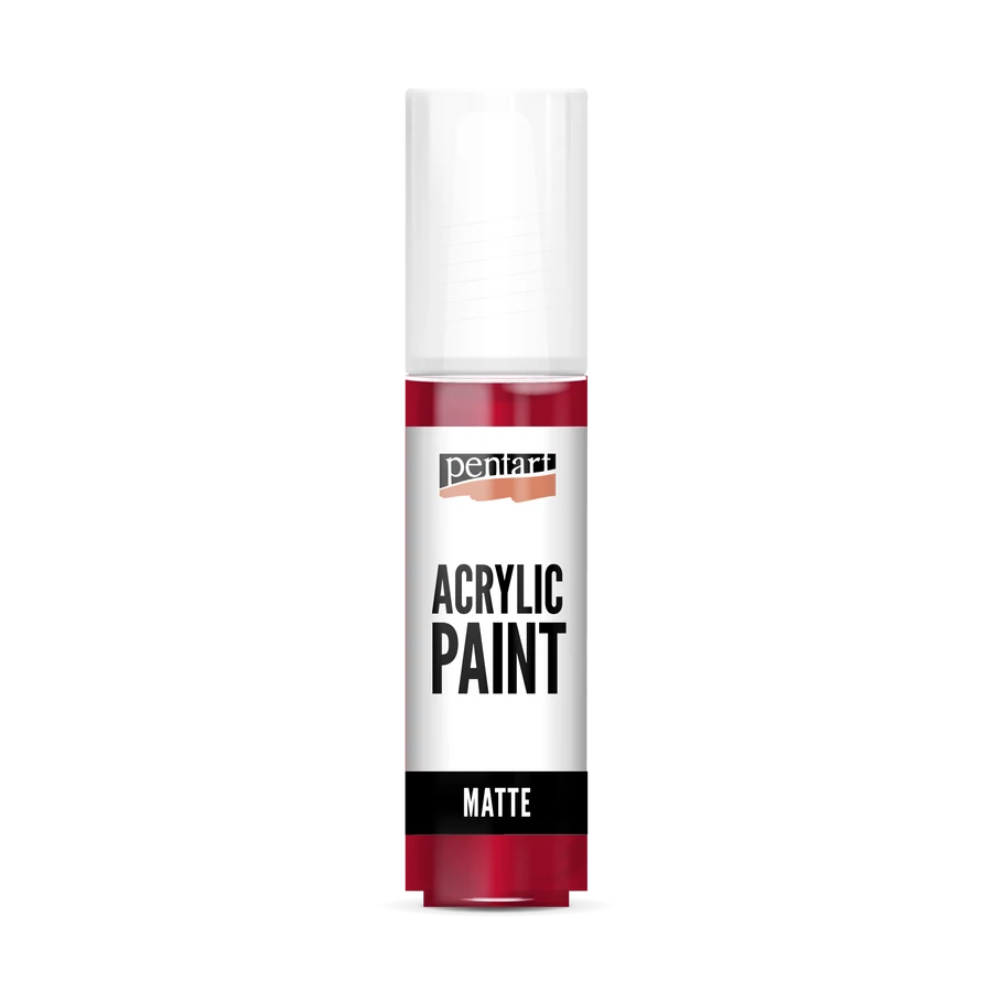 RED- ACRYLIC PAINT MATTE