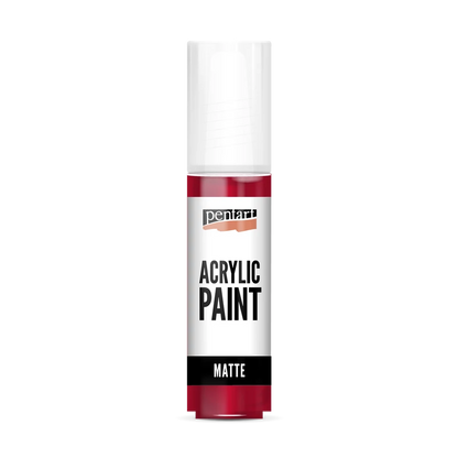 RED- ACRYLIC PAINT MATTE