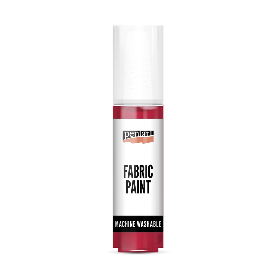 RED- MATTE FABRIC PAINT