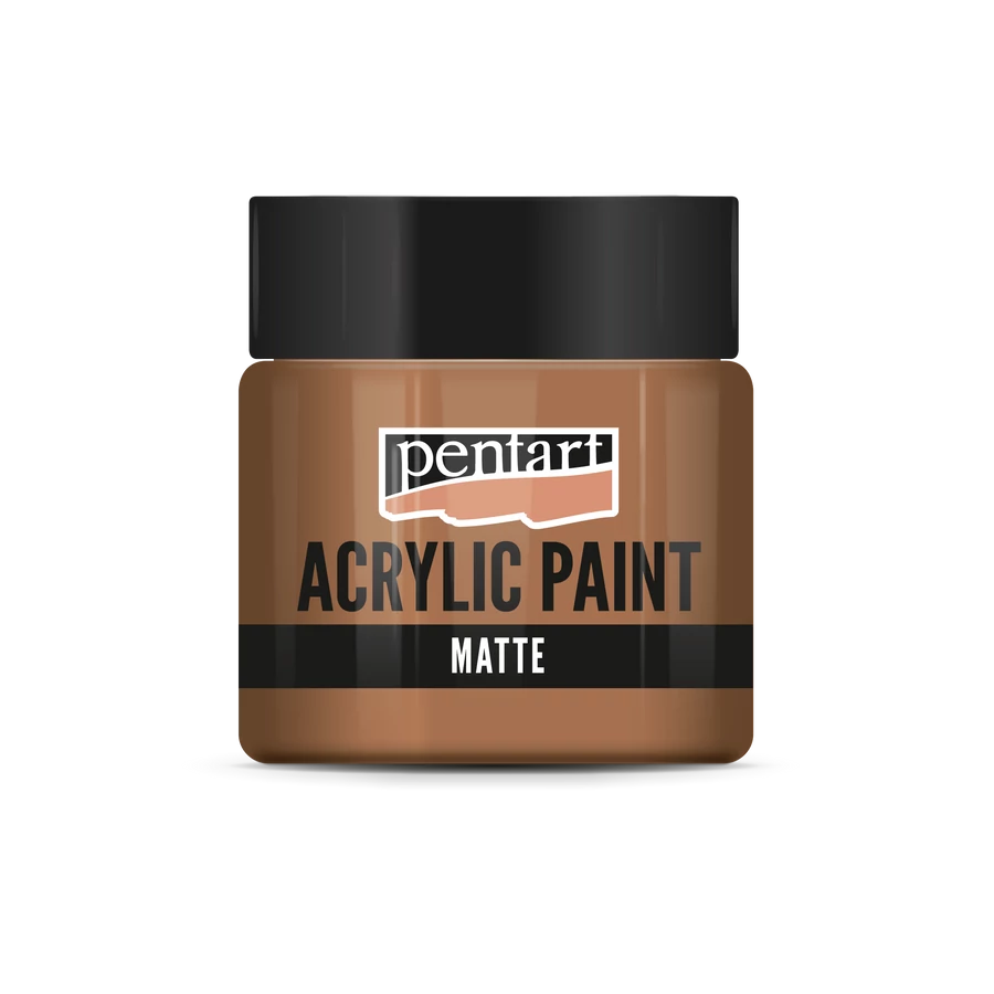 RED-BROWN CLAY- ACRYLIC PAINT MATTE