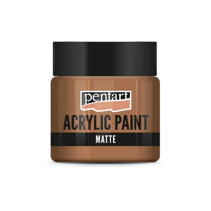 RED-BROWN CLAY- ACRYLIC PAINT MATTE