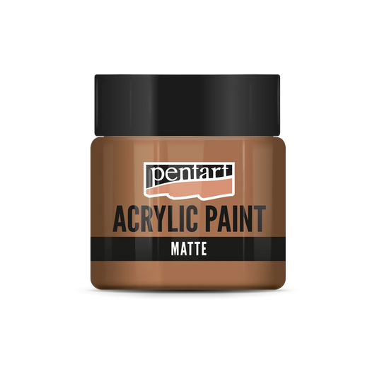 RED-BROWN CLAY- ACRYLIC PAINT MATTE