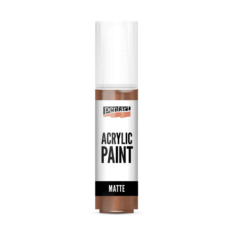 RED-BROWN CLAY- ACRYLIC PAINT MATTE