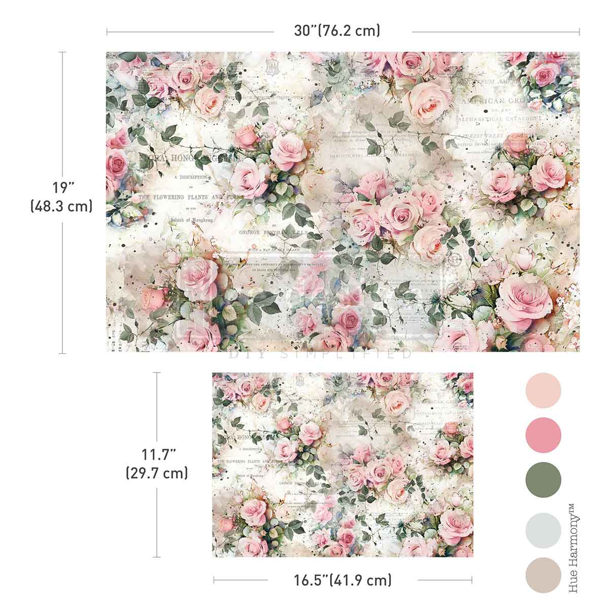 ROSY REVERIE- DBL FIBER PAPER SET