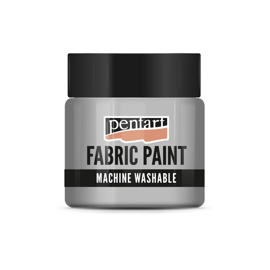 SILVER- METALLIC FABRIC PAINT