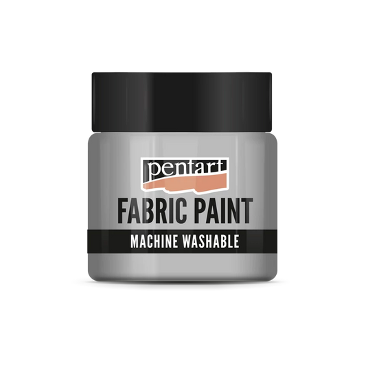SILVER- METALLIC FABRIC PAINT