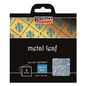 SILVER- METAL LEAF- 14X14 CM, 5 SHEETS/PACK