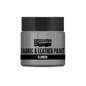 SILVER -GLAMOUR FABRIC & LEATHER PAINT, 50 ML