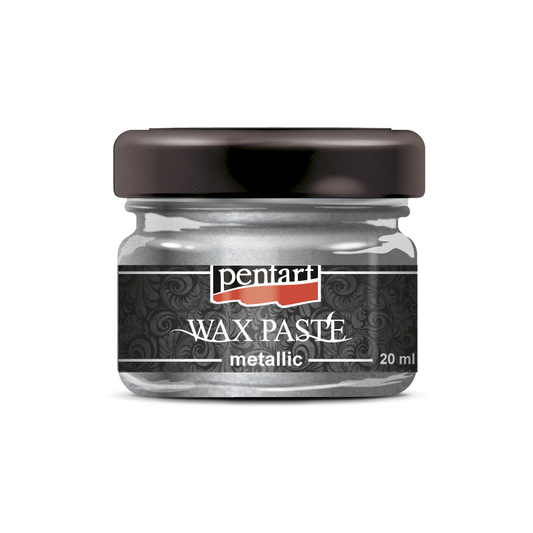 SILVER- WAX PASTE METALLIC 20 ML