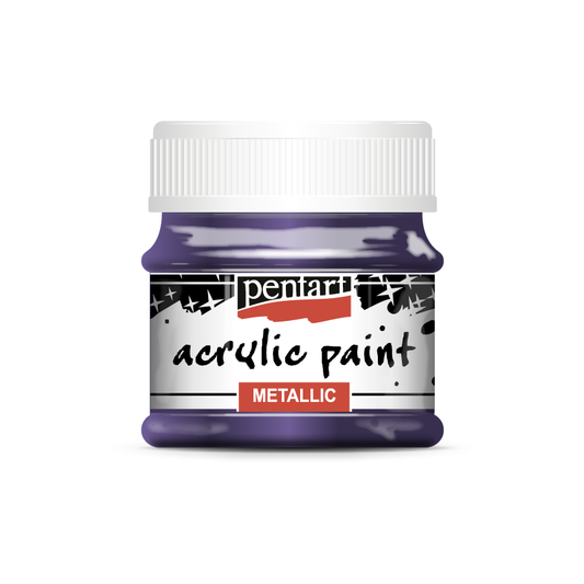 SILVER PURPLE - METALLIC ACRYLIC PAINT