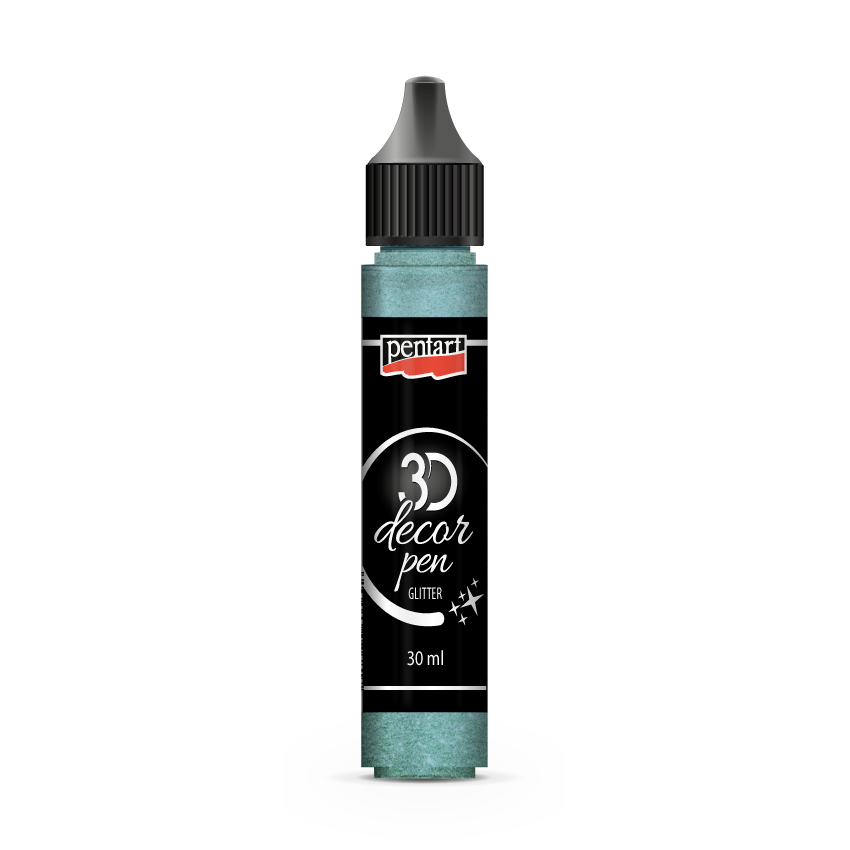 SILVERY TURQUOISE - 3D DECOR PEN 30 ML