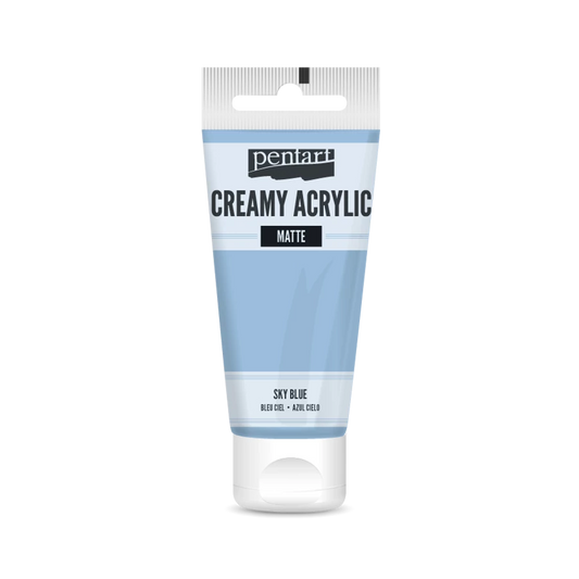 SKY BLUE- CREAMY ACRYLIC MATTE, 60ML