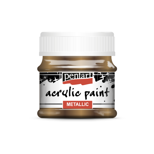 SPARKLING BRASS -METALLIC ACRYLIC PAINT