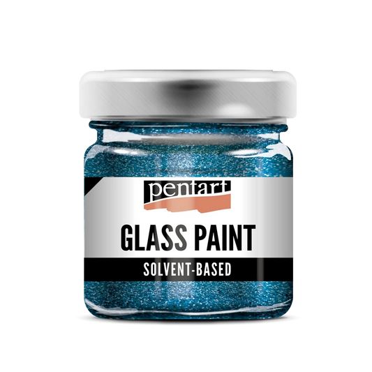 SPARKLING GREEN- GLASS PAINT SOLVENT BASED, 30 ML