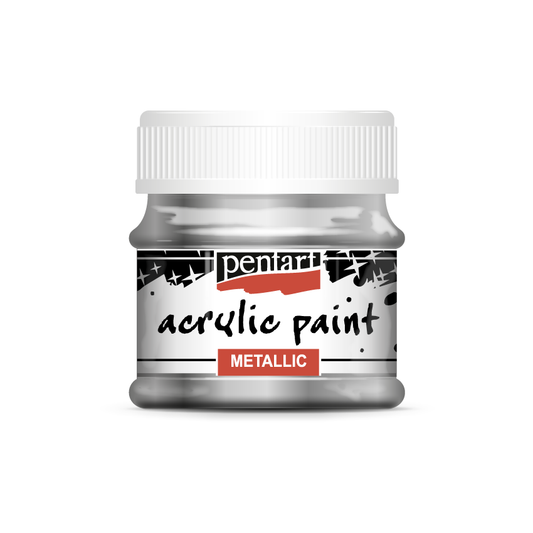 SPARKLING SILVER -METALLIC ACRYLIC PAINT