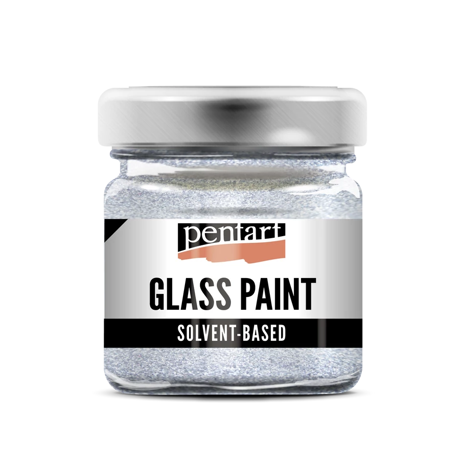 SPARKLING GOLD- GLASS PAINT SOLVENT BASED, 30 ML