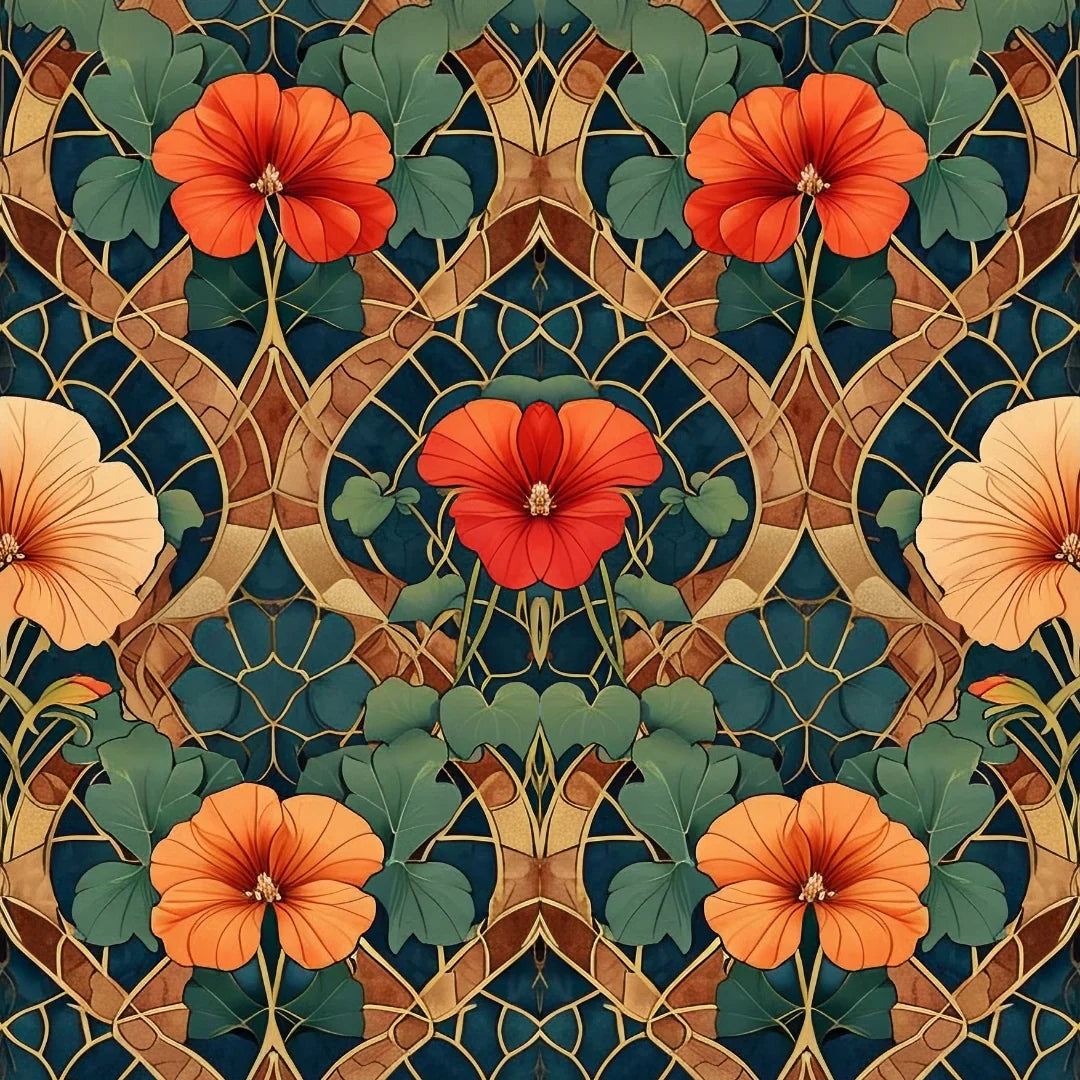 STAINED GLASS BLOSSOMS