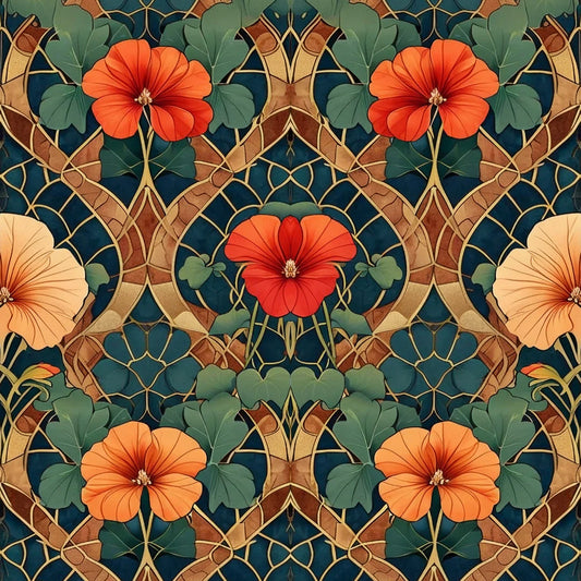 STAINED GLASS BLOSSOMS