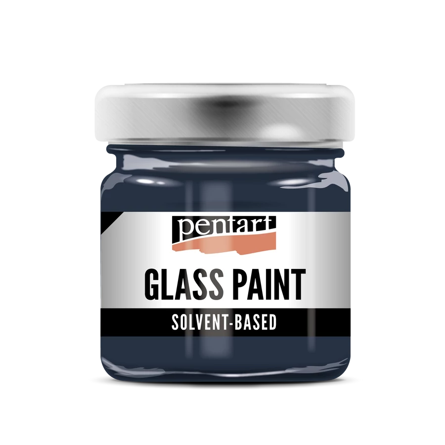 STORM BLUE- GLASS PAINT SOLVENT BASED, 30 ML
