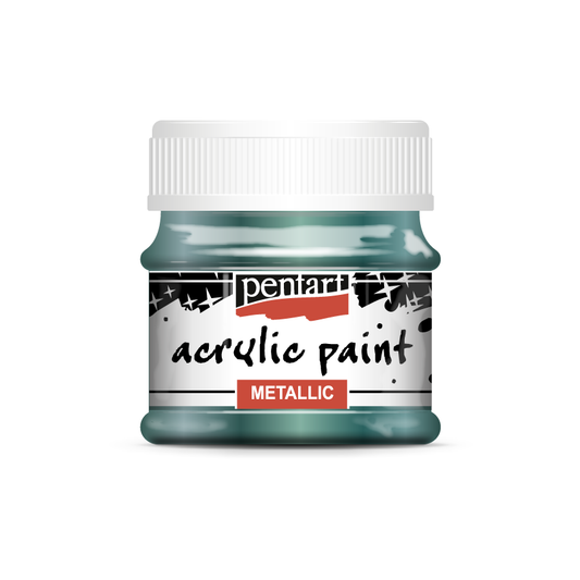 TEAL - METALLIC ACRYLIC PAINT