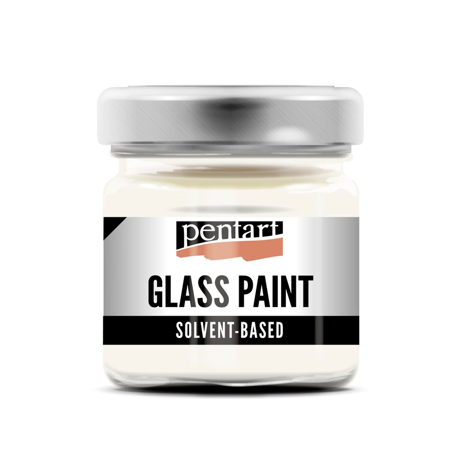 TRANSPARENT- GLASS PAINT SOLVENT BASED, 30 ML