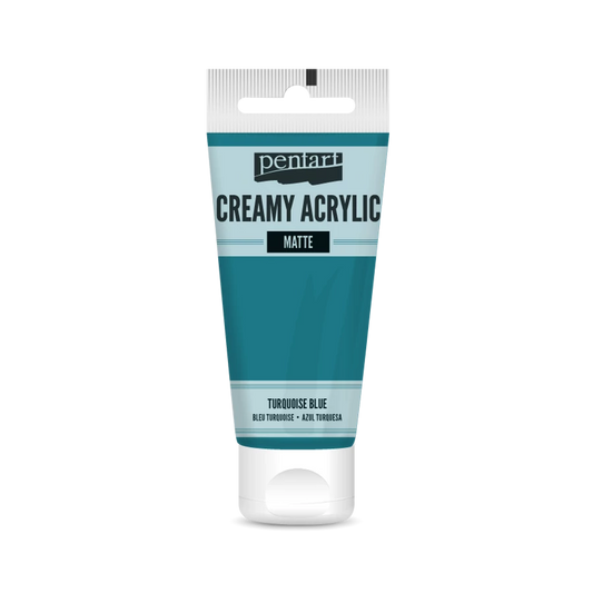TURQUOISE BLUE- CREAMY ACRYLIC MATTE, 60ML