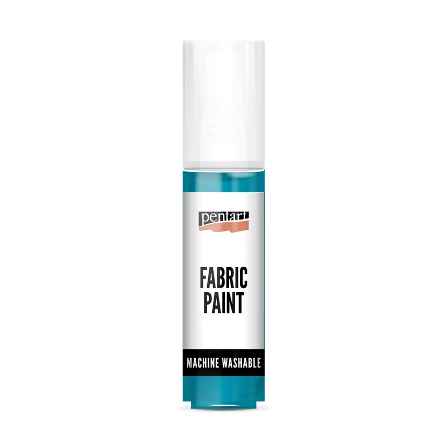 TURQUOISE BLUE- MATTE FABRIC PAINT