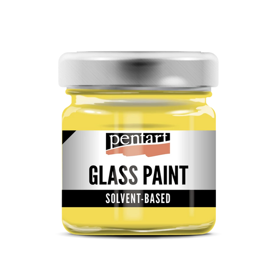 YELLOW- GLASS PAINT SOLVENT BASED, 30 ML